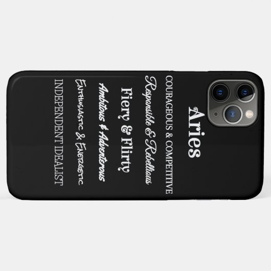 Aries iPhoneケース Case-Mate iPhoneケース (裏面(横))