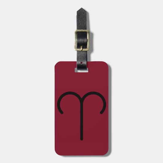 Aries Luggage Tag ラゲッジタグ (正面縦)
