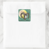 Aries March 21 to April 20  Sticker スクエアシール (バッグ)