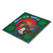 Aries March 21 to April 20 Tile タイル (側面)