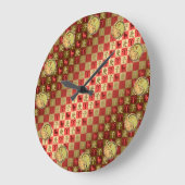 Aries & Metal Rat ラージ壁時計 (傾斜)