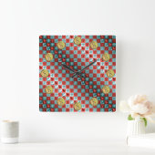 Aries & Metal Snake スクエア壁時計 (ホーム)