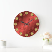 Aries & Metal Tiger ラージ壁時計 (ホーム)