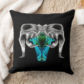 Aries – Minimalist Zodiac Decorative Pillow クッション (ブランケット)