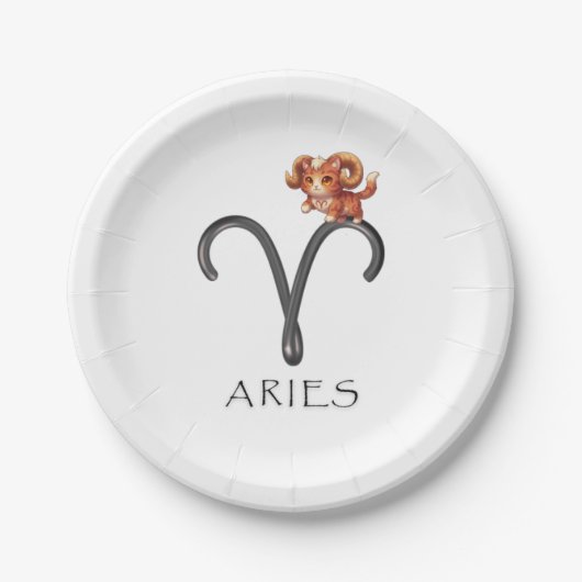 Aries Party Plate ペーパープレート (正面)