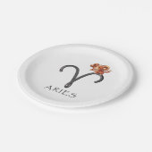Aries Party Plate ペーパープレート (アングル)