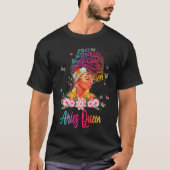 Aries Queen Black Women Persistent Sophisticated B Tシャツ (正面)