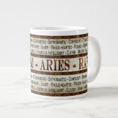 ARIES - RAM -コーヒー/スープジャンボマグ-説明的 ジャンボコーヒーマグカップ (正面右)