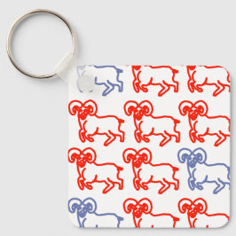 Aries Ram Keychain – Simple Modern Zodiac キーホルダー