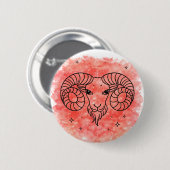 Aries Sign 缶バッジ (正面&裏面)