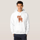 Aries Spirit Ram Sweatshirt – Powerful Zodiac  パーカ (正面フル)