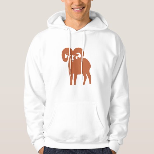 Aries Spirit Ram Sweatshirt – Powerful Zodiac  パーカ (正面)