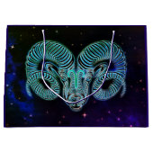 aries the ram〔占星術の〕十二宮図抱き枕 ラージペーパーバッグ (正面)