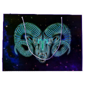 aries the ram〔占星術の〕十二宮図抱き枕 ラージペーパーバッグ (裏面)