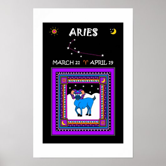 Aries The Ram 12インチx 18インチポスター ポスター (正面)