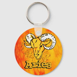 Aries The Ram fire sign keychain キーホルダー