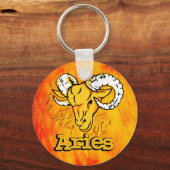 Aries The Ram fire sign keychain キーホルダー (正面)