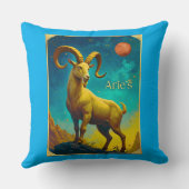 Aries the Ram Zodiac Sign クッション (裏面)