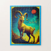 Aries the Ram Zodiac Sign ジグソーパズル (縦)