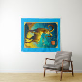 Aries the Ram Zodiac Sign タペストリー (インサイチュ(横))