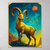 Aries the Ram Zodiac Sign ポスター (正面)