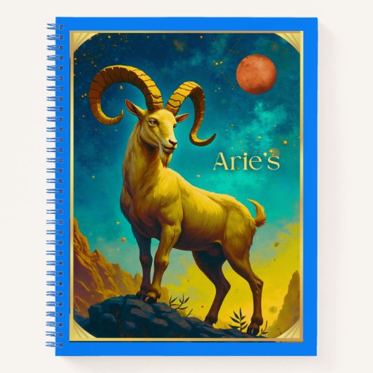 Aries the Ram Zodiac Sign Journal  ノートブック (正面)