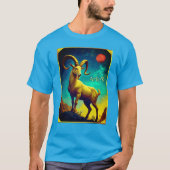 Aries the Ram Zodiac Sign Tシャツ (正面)