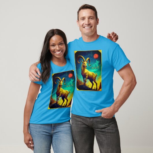 Aries the Ram Zodiac Sign Tシャツ (ユニセックス)