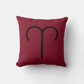 Aries Throw Pillow クッション (正面)