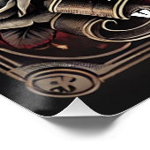 Aries "To Lead"生まれ光沢のあるポスター ポスター (コーナー)