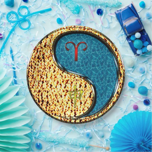 Aries & Water Monkey ペーパープレート (パーティー)