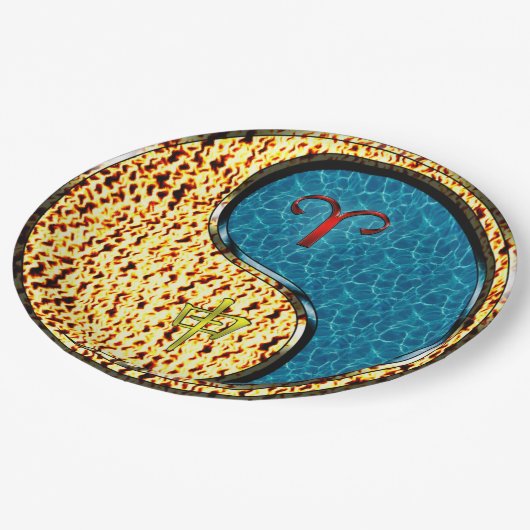 Aries & Water Monkey ペーパープレート (アングル)