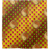 Aries & Wood Monkey シャワーカーテン (正面)