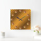 Aries & Wood Monkey スクエア壁時計 (ホーム)