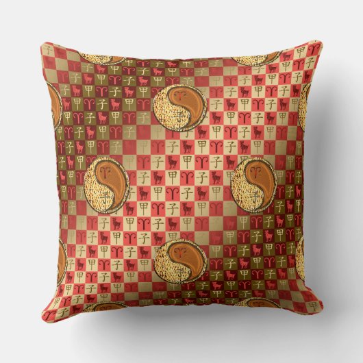 Aries & Wood Rat クッション (裏面)