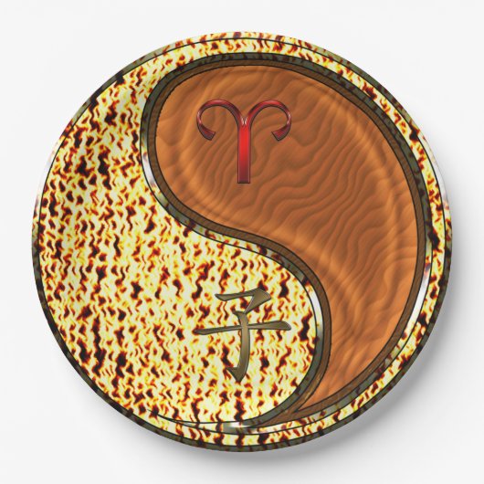 Aries & Wood Rat ペーパープレート (正面)