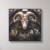 Aries Zodiac Art Canvas キャンバスプリント (正面)