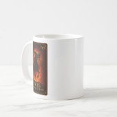 Aries Zodiac Art – Fiery Ram of Passion コーヒーマグカップ (正面左)