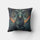 Aries Zodiac Celestial クッション (裏面)