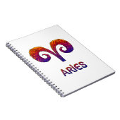 Aries Zodiac / Cuaderno Símbolo de Aries ノートブック (右側)