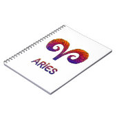 Aries Zodiac / Cuaderno Símbolo de Aries ノートブック (左側)