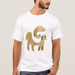 Aries Zodiac Gold Symbol Astrology Gift for Aries  Tシャツ