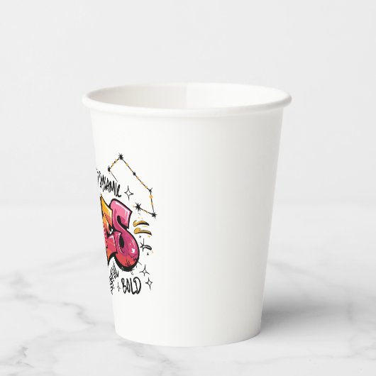 Aries Zodiac Graffiti  紙コップ (左)