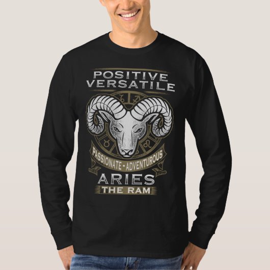 Aries Zodiac Graphics Tシャツ (正面)