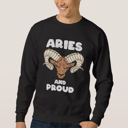 Aries Zodiac Sign スウェットシャツ (正面)