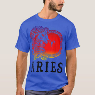 Aries Zodiac Sign, Aries Ram zodiac sign  Tシャツ