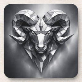 Aries zodiac sign masculine style コースター