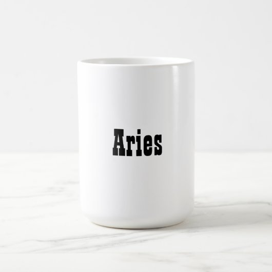 Aries Zodiac Sign Morphing Mug モーフィングマグカップ (中央)