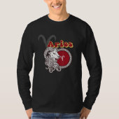 Aries Zodiac Sign Tシャツ (正面)