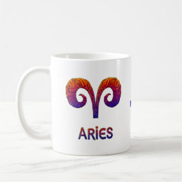 Aries Zodiac Sign / Zodiaco Aries コーヒーマグカップ